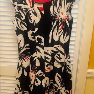 Robbie Bee Red and Black Dress